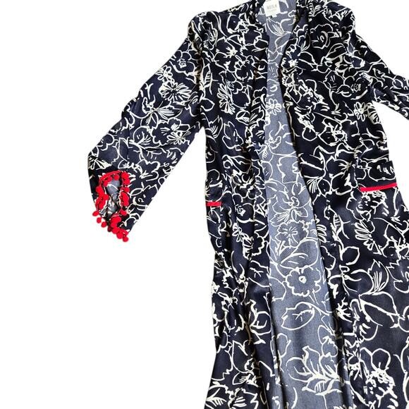 Misa Los Angeles Malini Floral Duster Kimono Size: S - Picture 3 of 9